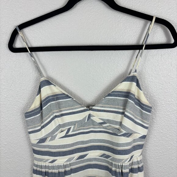 Theory Womens Blue White Melaena Haviana Striped Classic Mini Sundress Size 4 - Picture 3 of 7